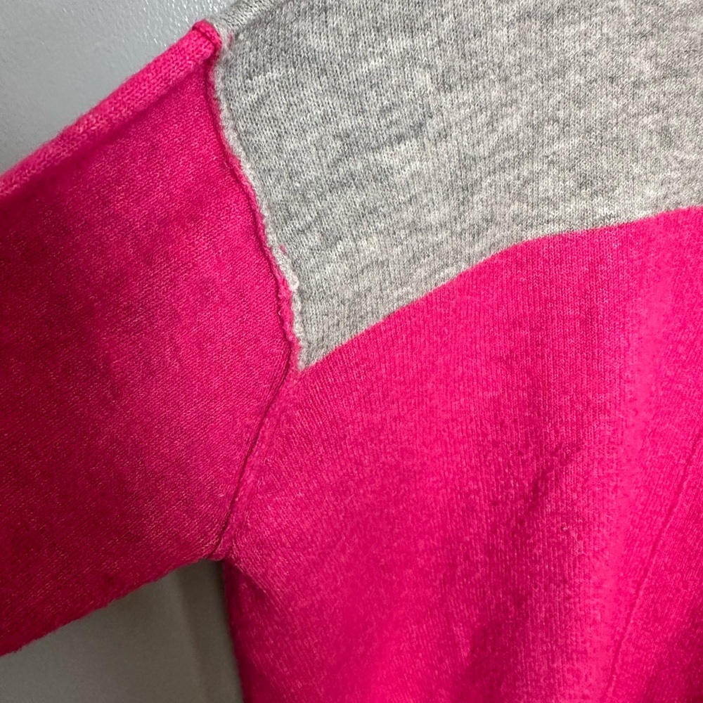 Vince Camuto Pink Gray Knit Sweater Stretch 2X - Picture 5 of 7